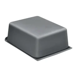 Magu Butterdose 2-tlg. Natur-Design schiefer