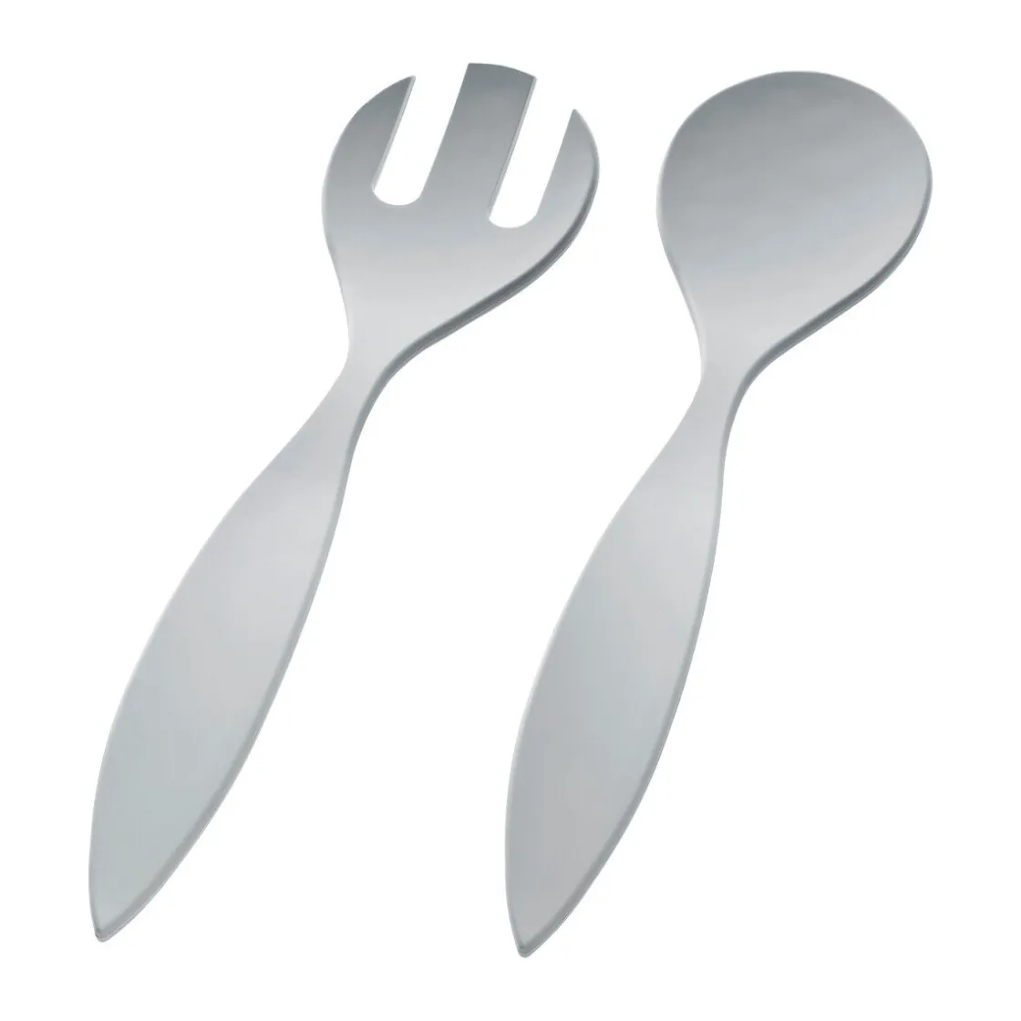 Magu Salatbesteck 30cm Natur-Design silver