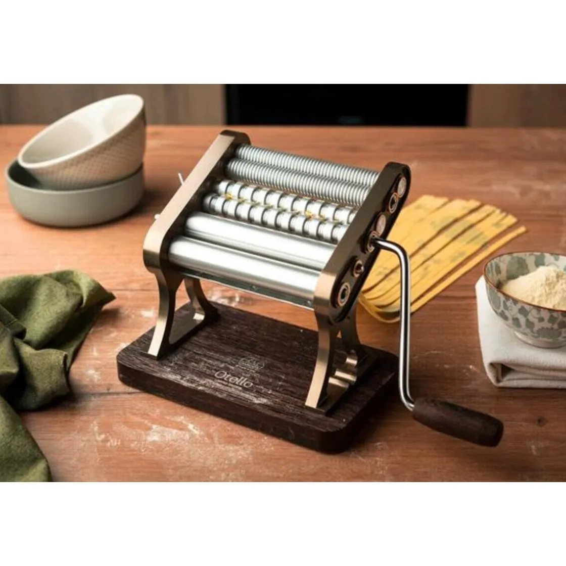 Weihnachten|Kochwelt Entdecken<Marcato Nudelmaschine Otello 20x25x22 cm champagne