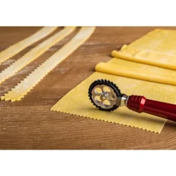 Italienische Genüsse<Marcato Teigrädchen Pastawheel 15 cm rot