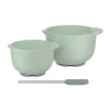 Backzubehör|Kochwelt Entdecken<Mepal Rührschüsseln Chef It 3tlg (3L+1.5L+Teigschaber) nordic sage