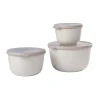 Vorratsdosen|Meal Prep<Mepal Starter Set Cirqula hoch Multibowl 3tlg. nordic white