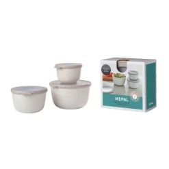 Messer & Co. Entdecken|Schüsseln<Mepal Starter Set Cirqula hoch Multibowl 3tlg. nordic white