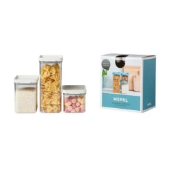 Mepal Vorratsdosen Set Omnia 3tlg. nordic white
