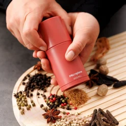 Microplane Gewürzmühle 2in1 12 cm Speciality Lipstick Pink