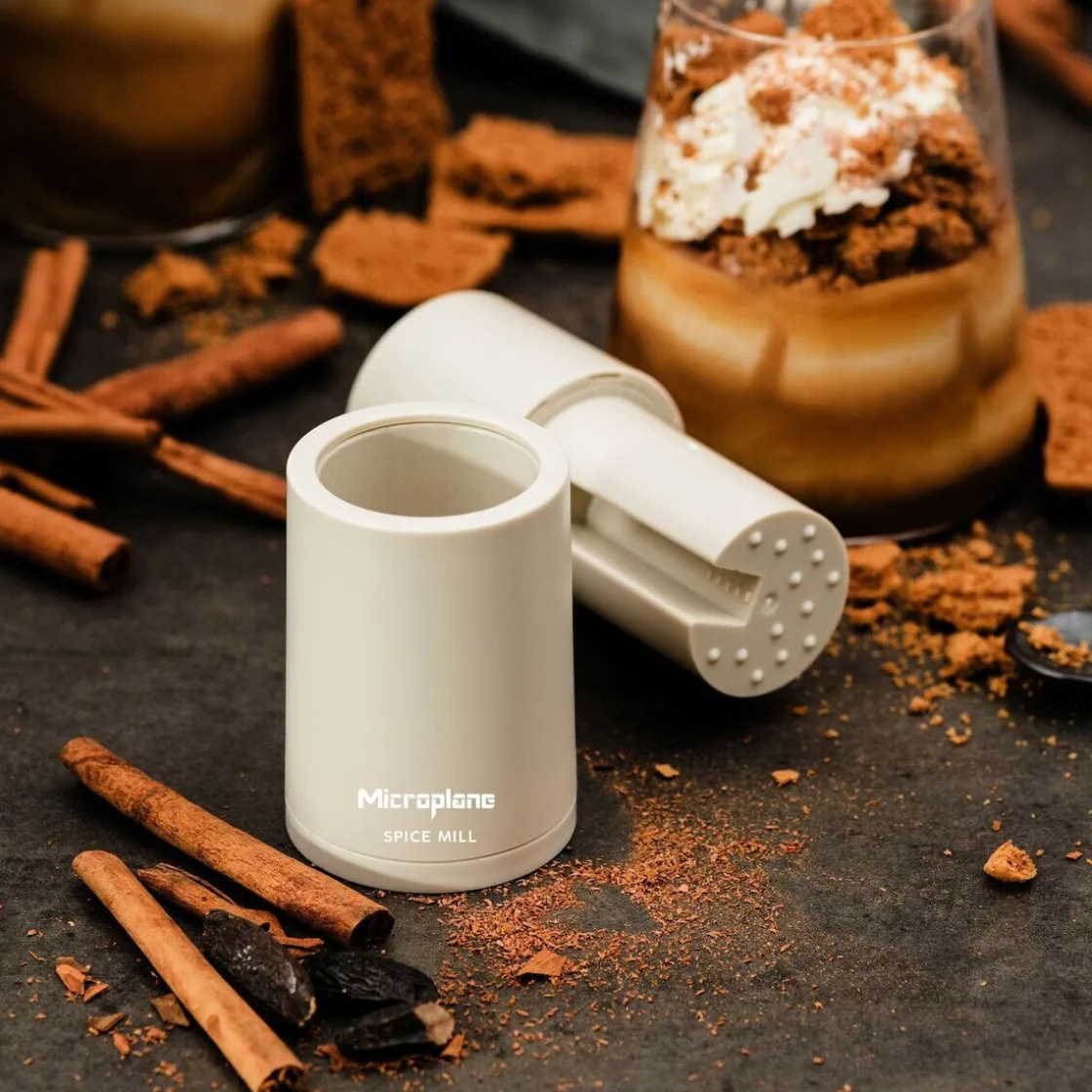 Microplane Gewürzmühle 2in1 12 cm Speciality Cashmere Beige