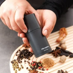 Kräuter & Gewürze|Messer & Co. Entdecken<Microplane Gewürzmühle 2in1 12 cm Speciality Dark Grey