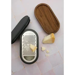 Neuheiten<Microplane Reibe mit Auffangbehälter 3-tlg. Speciality Anthrazit