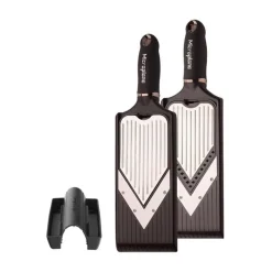 Messer & Co. Entdecken<Microplane V-Hobel mit Julienneklingen-Einsatz 36 cm Speciality schwarz