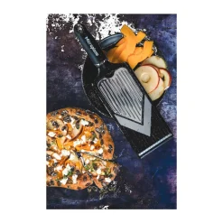 Microplane V-Hobel mit Julienneklingen-Einsatz 36 cm Speciality schwarz