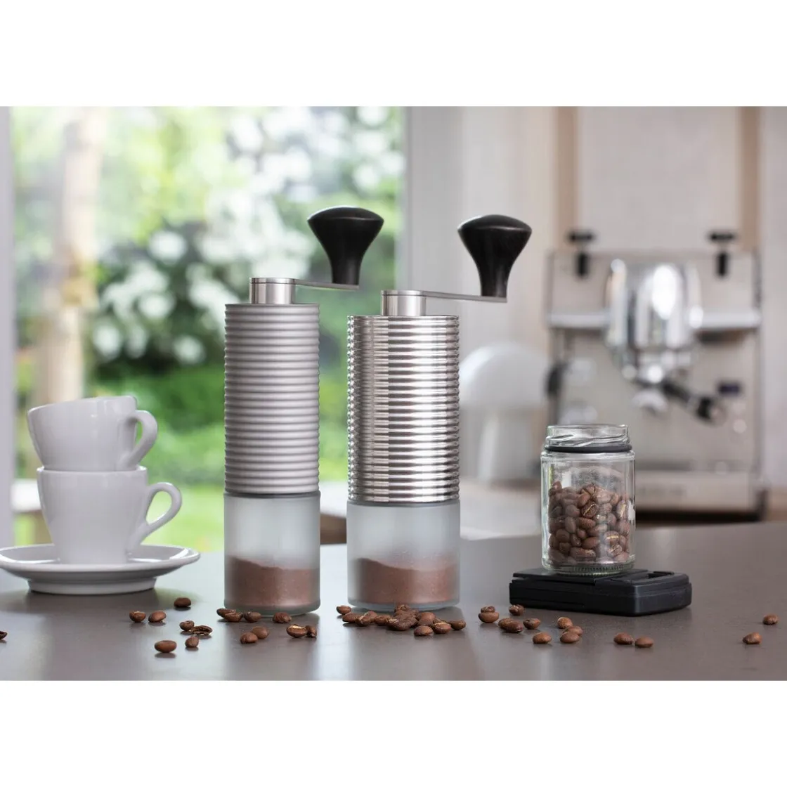 Kaffeemühlen<mill.one Kaffeemühle 6 cm Definite silber matt