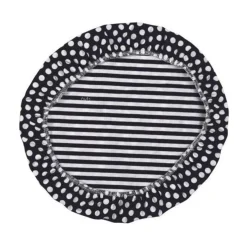 Brotkästen & Brotkörbe<Nuts Innovations AG Textildeckel 3er Set schwarz/weiß gestreift unbewachst