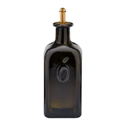 Messer & Co. Entdecken|Kräuter & Gewürze<Olipac Ölkännchen Moresca 21 cm Verdetrusco-Gold Edition grün