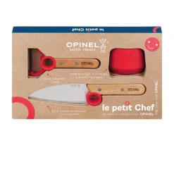 Weihnachten<Opinel Kinderküchen-Set 3-tlg. Le Petit Chef rot