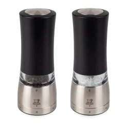 Peugeot Pfeffer- und Salzmühle 16 cm Daman Elektrisch Duo u‘Select schwarz