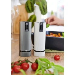 Bestseller<Peugeot Pfeffer- und Salzmühle 15 cm Line Elektrisch Duo u‘Select carbon/alu