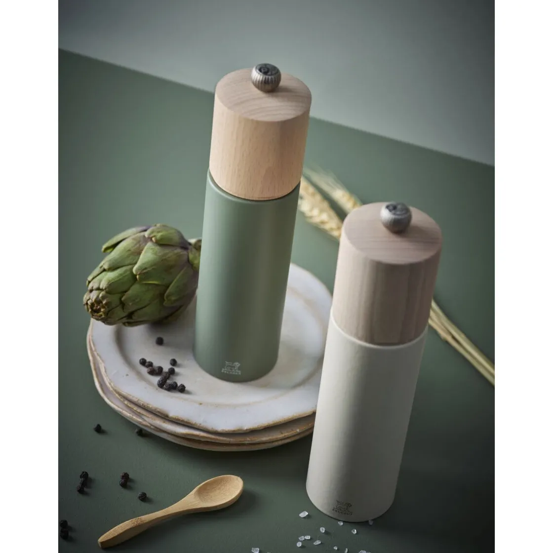 Messer & Co. Entdecken|Kräuter & Gewürze<Peugeot Pfeffermühle 21 cm Boreal olivgrün