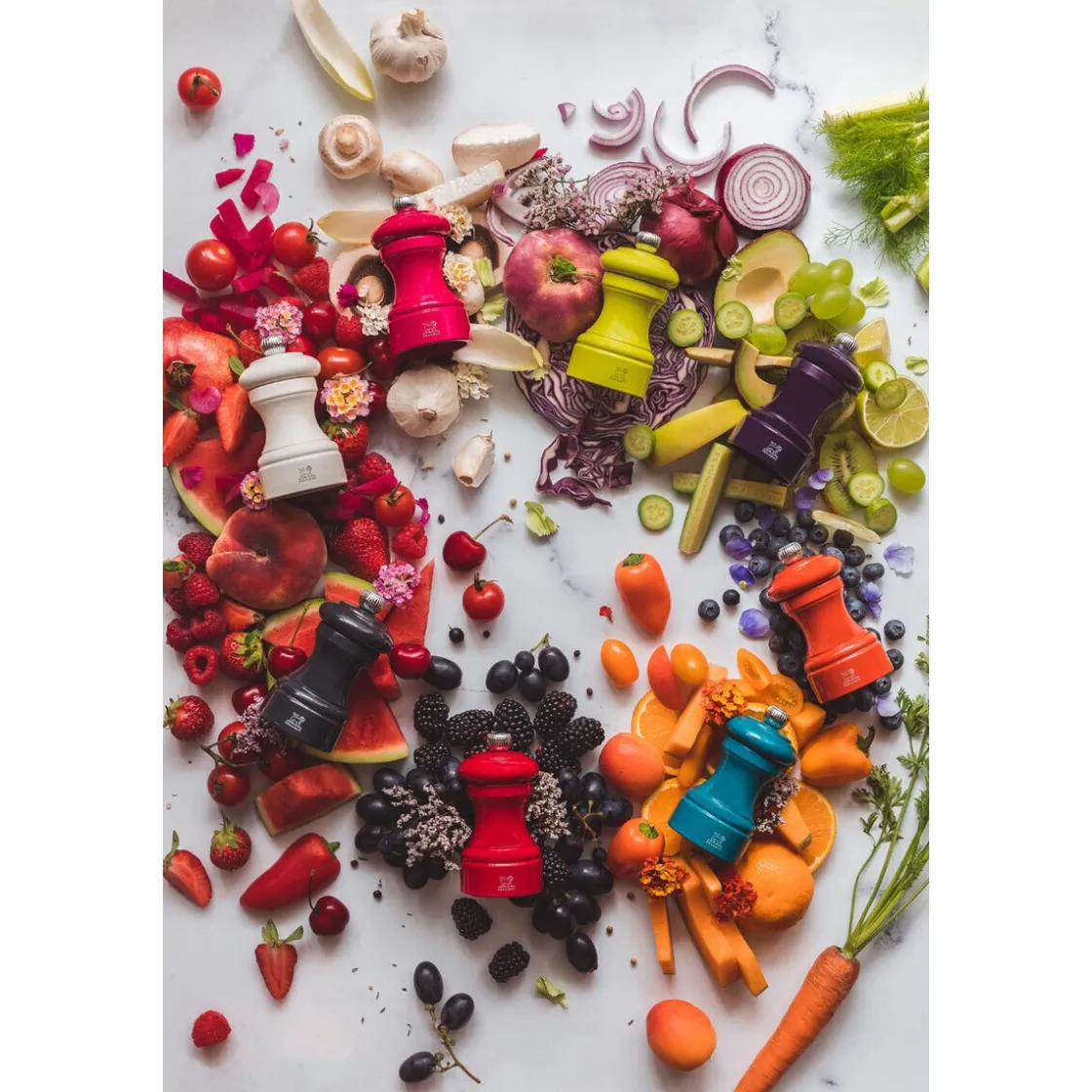 Messer & Co. Entdecken|Kräuter & Gewürze<Peugeot Salzmühle 10 cm Bistro elfenbein