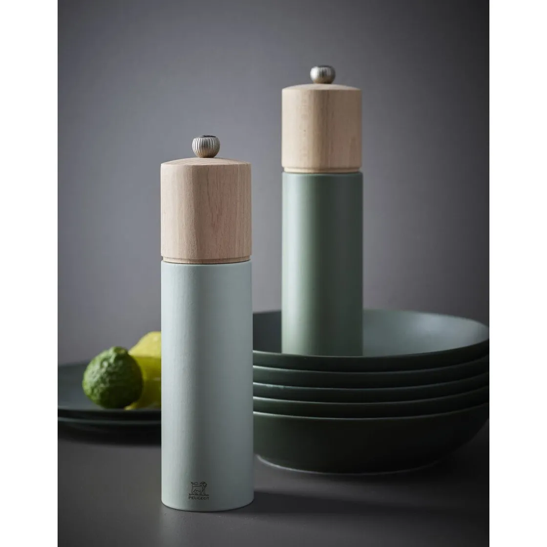 Kräuter & Gewürze|Messer & Co. Entdecken<Peugeot Salzmühle 21 cm Boreal salbeigrün