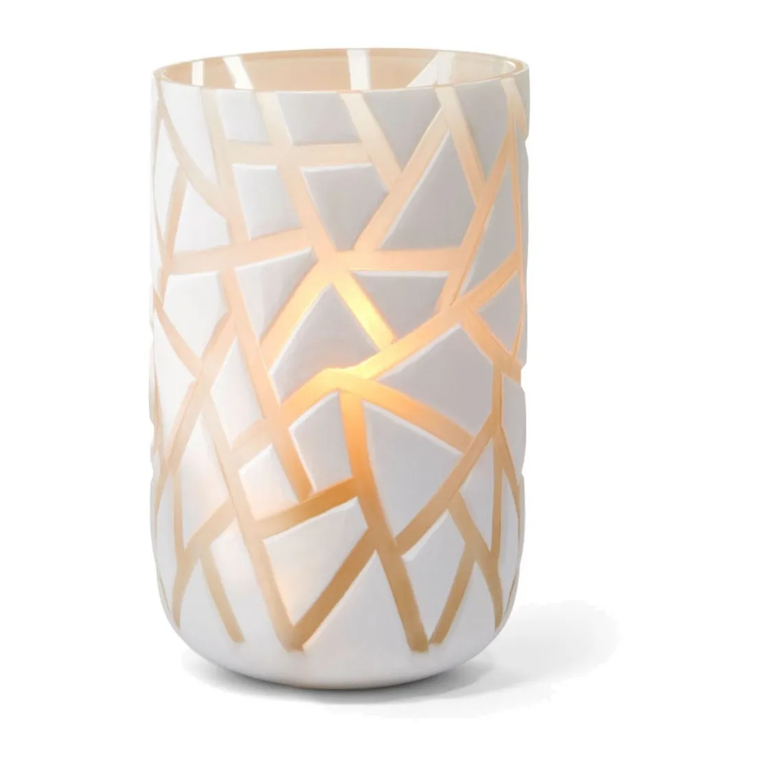 Weihnachten<Philippi Windlicht/Vase 30 cm VAL weiß