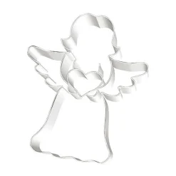 Kochwelt Entdecken|Backzubehör<RBV Birkmann Ausstecher Edelstahl Engel mit Herz 7cm