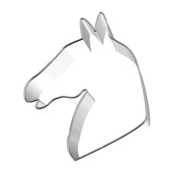 RBV Birkmann Ausstecher Edelstahl Pferdekopf 7cm