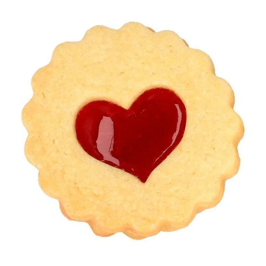 RBV Birkmann Ausstecher Herz 5 cm Linzer silber