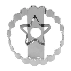 Kochwelt Entdecken|Backzubehör<RBV Birkmann Ausstecher Linzer Stern 5 cm Edelstahl
