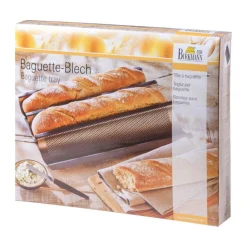 Backbleche<RBV Birkmann Baguette-Blech 38x29 cm Laib & Seele anthrazit