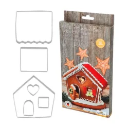 Kochwelt Entdecken|Weihnachtsbäckerei<RBV Birkmann Lebkuchenhaus-Set 6-tlg. edelstahl