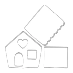 Kochwelt Entdecken|Weihnachtsbäckerei<RBV Birkmann Lebkuchenhaus-Set 6-tlg. edelstahl