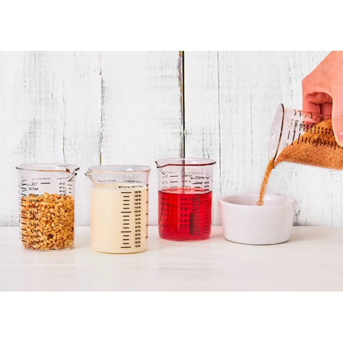 Kochwelt Entdecken|Backzubehör<RBV Birkmann Messbecher Glas 150 ml Easy Baking