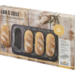 Brotbacken<RBV Birkmann Mini Baguetteblech Mit Laib und Seele Antihaftbeschichtet