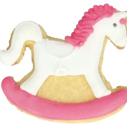 Backzubehör|Weihnachtsbäckerei<RBV Birkmann Mini-Ausstecher Schaukelpferd 3 cm edelstahl