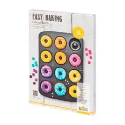 RBV Birkmann Mini-Donut-Blech 26x37 cm Easy Baking grau