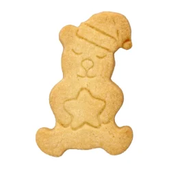 Backzubehör|Kochwelt Entdecken<RBV Birkmann Präge-Ausstecher Weihnachtsteddybär mit Stern 7 cm edelstahl