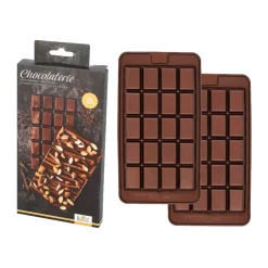 RBV Birkmann Schokoladentafelform 2-tlg. Chocolaterie braun
