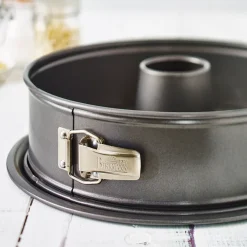 Kochwelt Entdecken|Backformen<RBV Birkmann Springform mit zwei Böden 28 cm Easy Baking grau