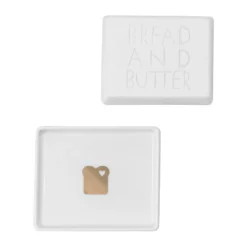 Räder Butterdose Bread and Butter 125 g weiß