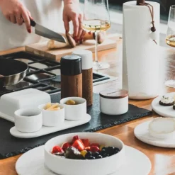 Räder Butterdose Herz 2-tlg. Poesie et table weiß