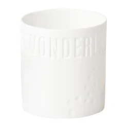 Räder Teelichthalter Winter Wonderworld 7 cm Winterzauber weiß