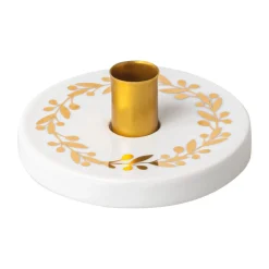 Räder Winterschein Kranz 7 cm gold