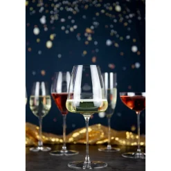 Champagnergläser<Riedel Champagnerglas mit Moussierpunkt 0,74 l Winewings klar