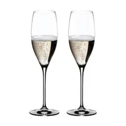 Weißweingläser|Roséweingläser<Riedel Cuvée Prestige Glas 2er-Set Vinum mit Moussierpunkt klar