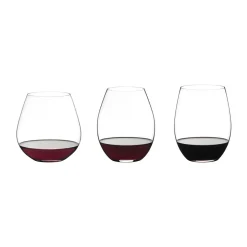 Weingläsersets<Riedel Rotweinbecher The key to wine 3er-Set O Wine Tumbler klar