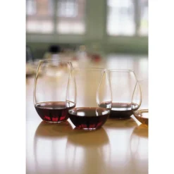 Weingläsersets<Riedel Rotweinbecher The key to wine 3er-Set O Wine Tumbler klar