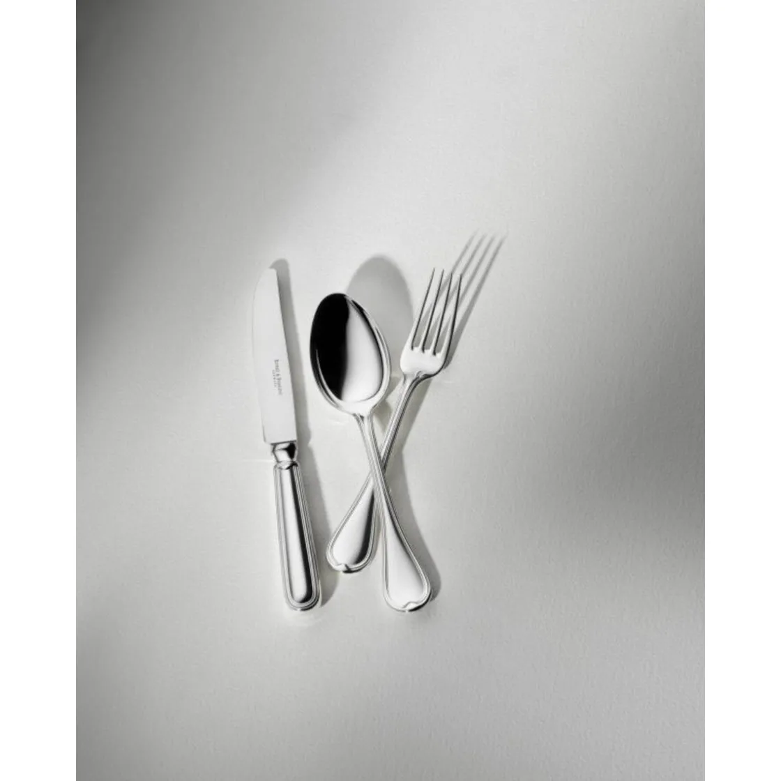 Versilbertes Besteck<Robbe & Berking 24 tlg. Garnitur Classic Faden 150 g versilbert