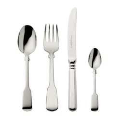 Kinderbesteck|Echtsilber Besteck<Robbe & Berking 4 tlg. Kinderbesteck Alt Spaten 925 Sterlingsilber