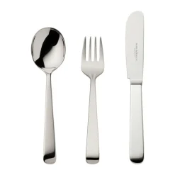 Kinderbesteck|Versilbertes Besteck<Robbe & Berking 3 tlg. Kinderbesteck Alta 150 g versilbert