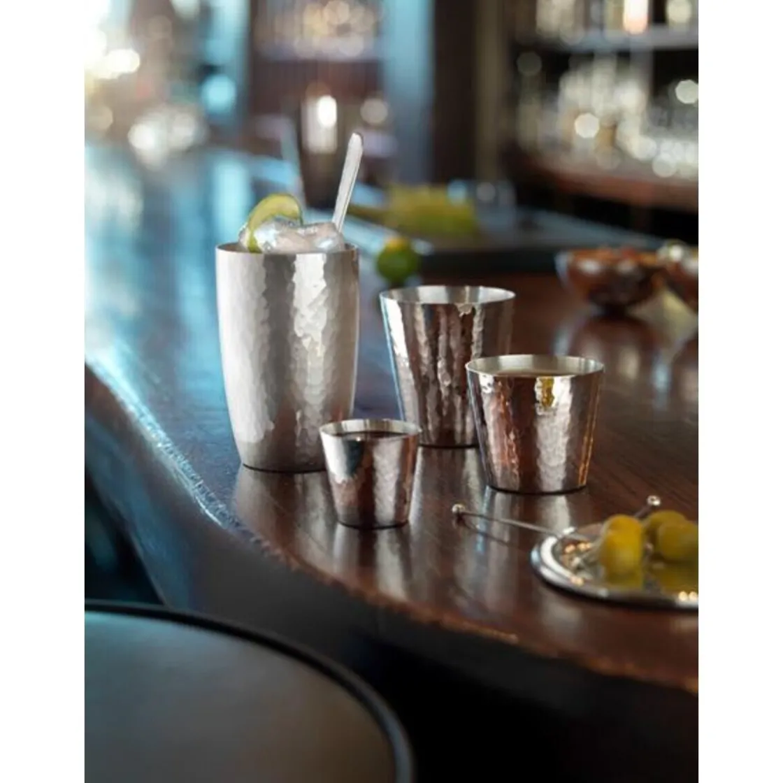 Robbe & Berking Gin-/Wasser-/Weinbecher 8 cm Martelé 90 g versilbert